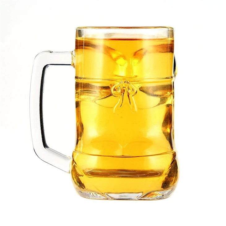 Designed Glass Beer Mugs